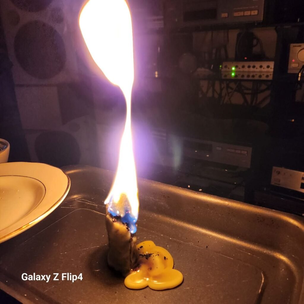 Flamme d’une bougie