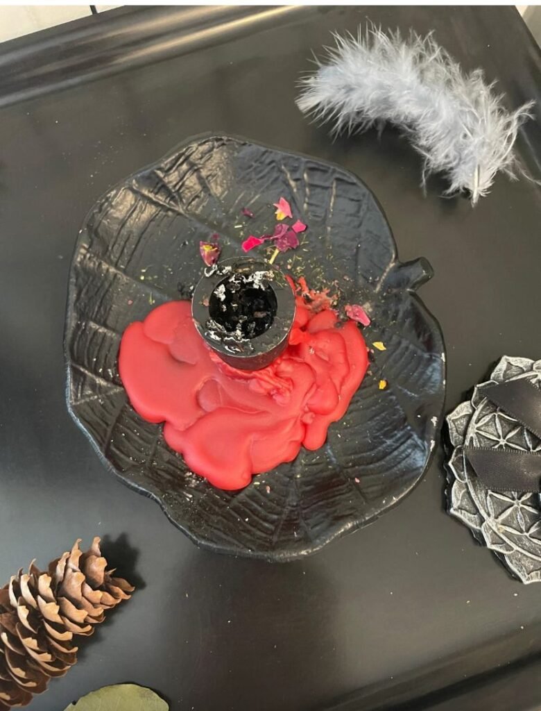 Cire sur un autel